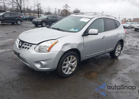 2011 Nissan Rogue Sv z USA, uszkodzony, nr VIN JN8AS5MV2BW265945